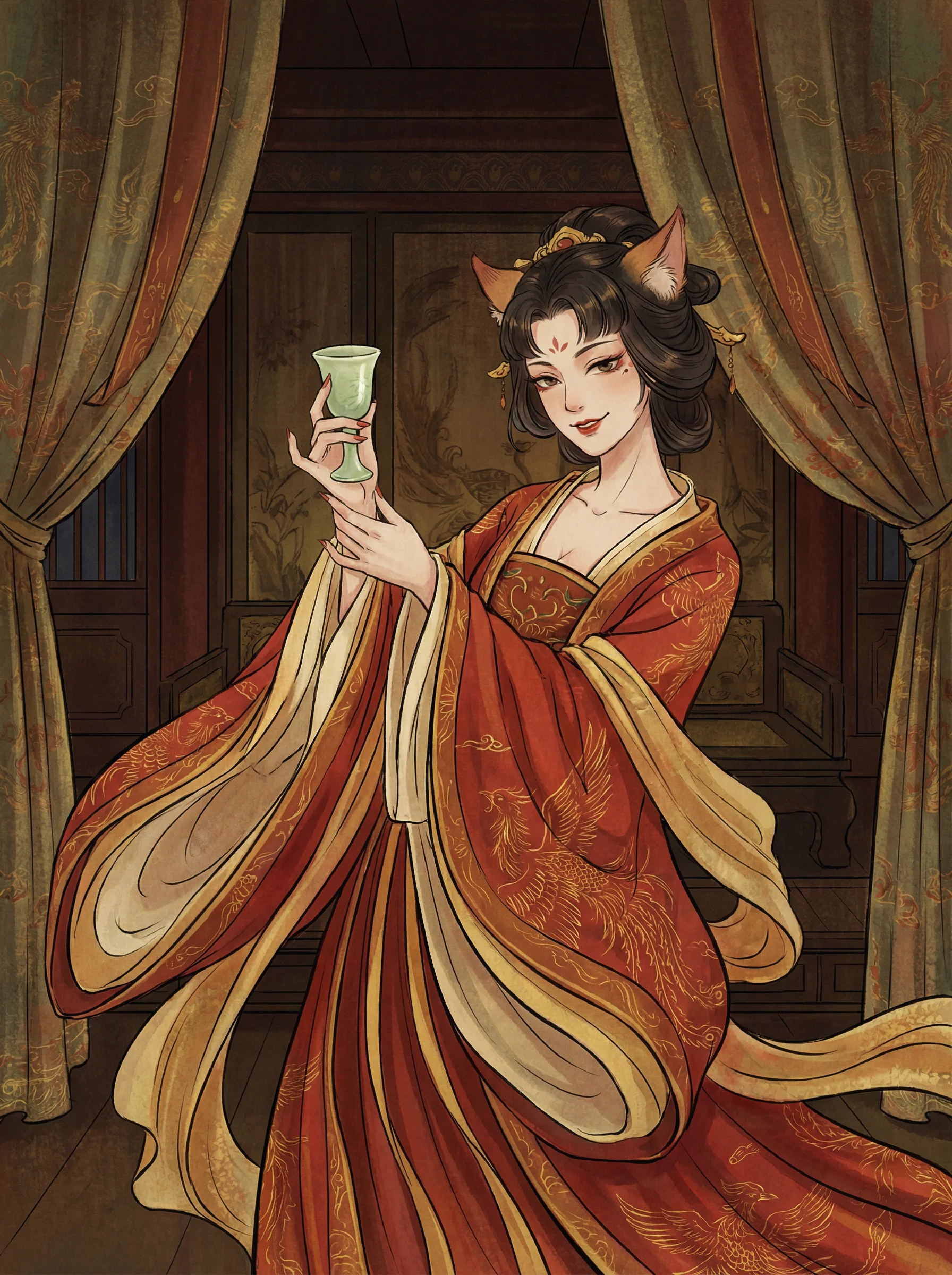 妲己 - 大刀电视剧 封神榜截教动漫角色
